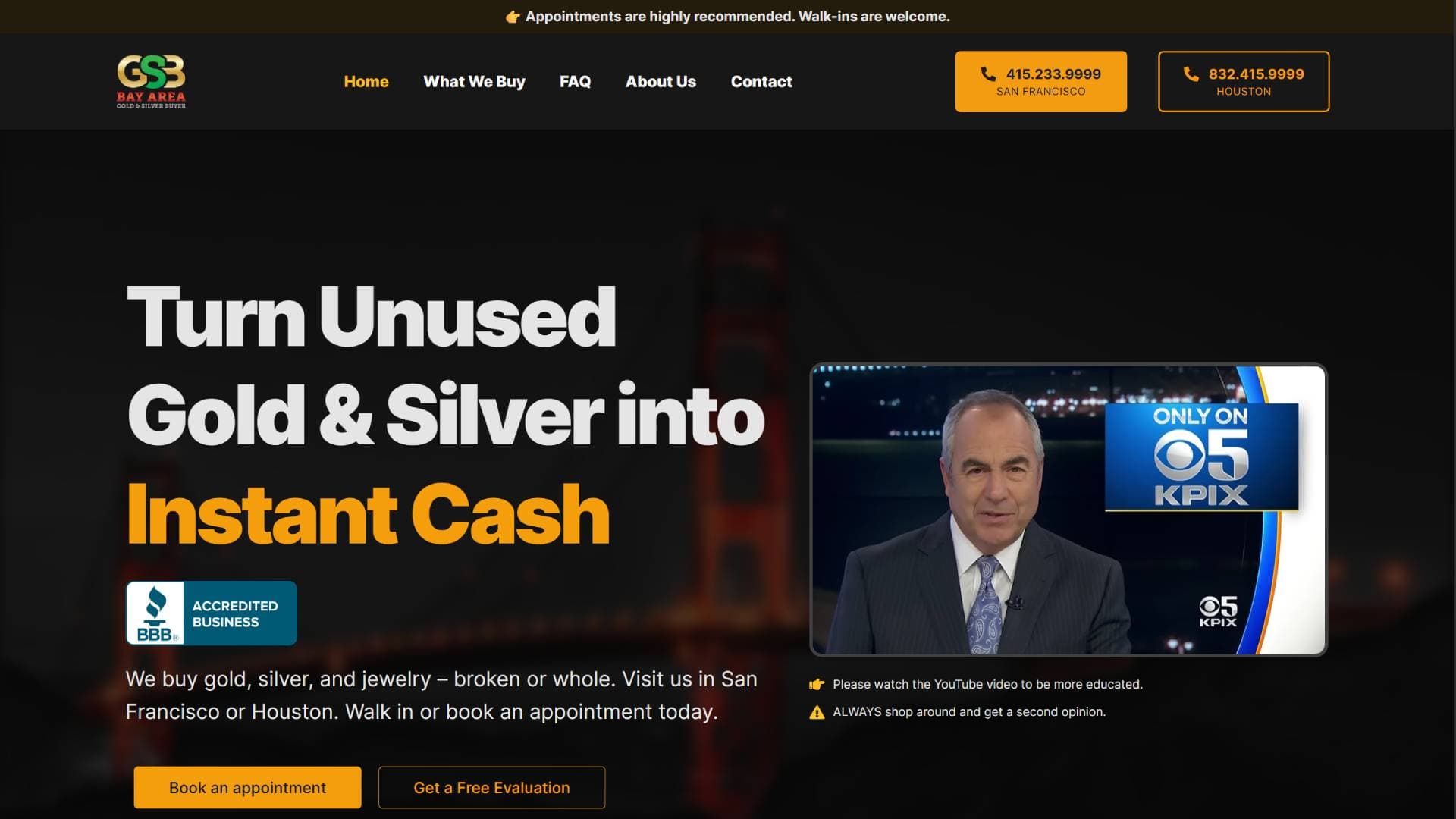 Bay Area Gold & Silver Buyers